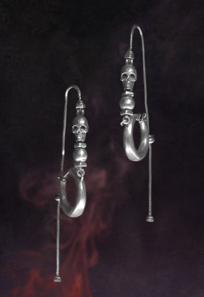 Death dangler Earring