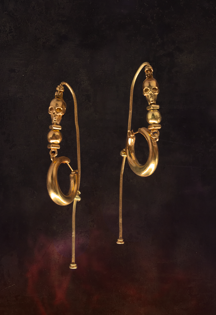 Death dangler Earring