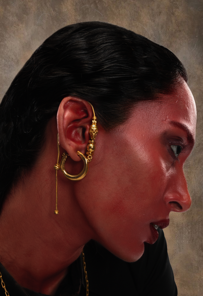 Death dangler Earring