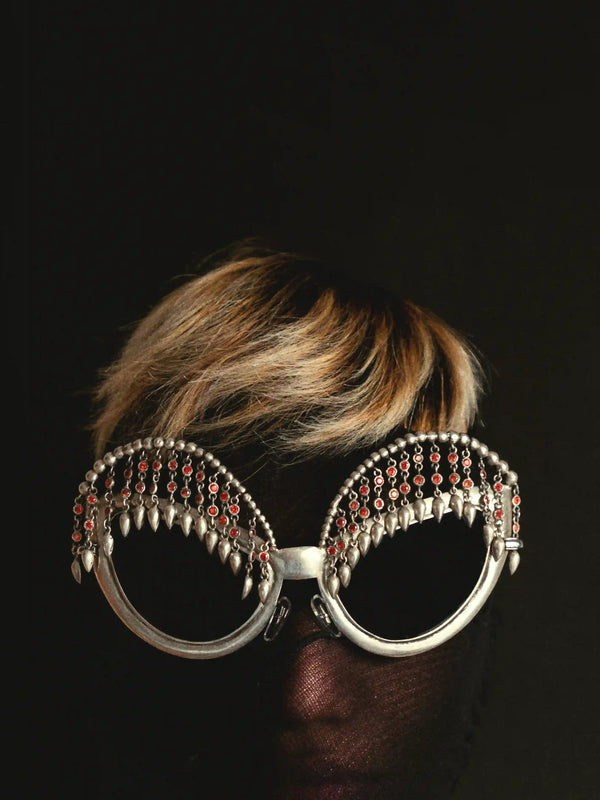 Parda in 925 sterling silver, worn by a model – sunglasses, Bhavya Ramesh