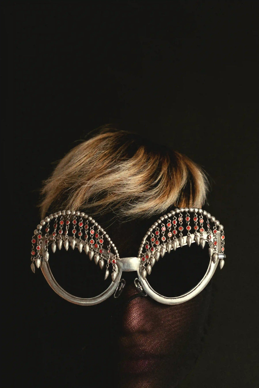 Parda in 925 sterling silver, worn by a model – sunglasses, Bhavya Ramesh