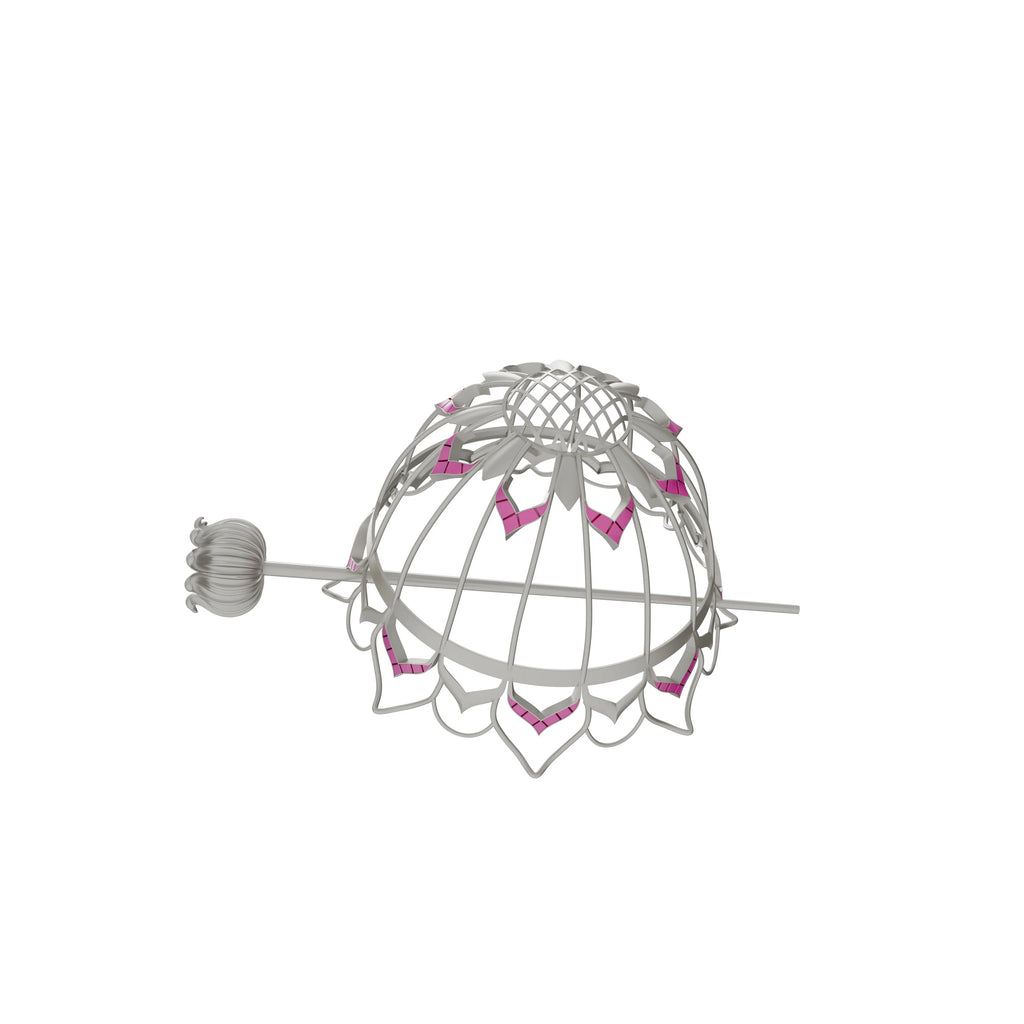 Pink Gulaab Hair Buns