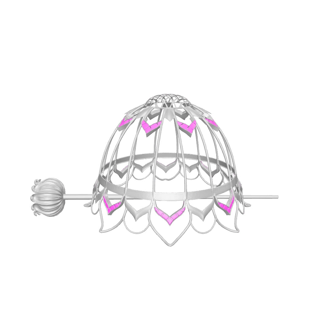 Pink Gulaab Hair Buns