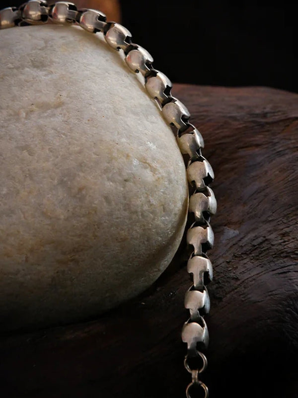 Entwine Choker in 925 sterling silver, worn by a model – neck pieces, Bhavya Ramesh