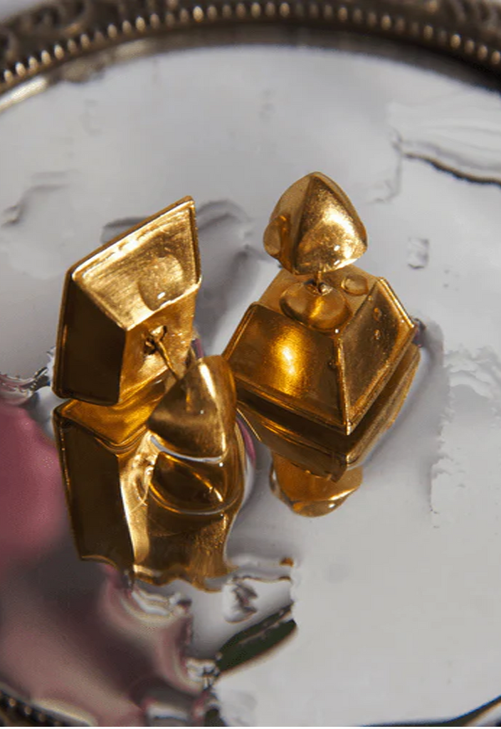 Pyramid Earrings