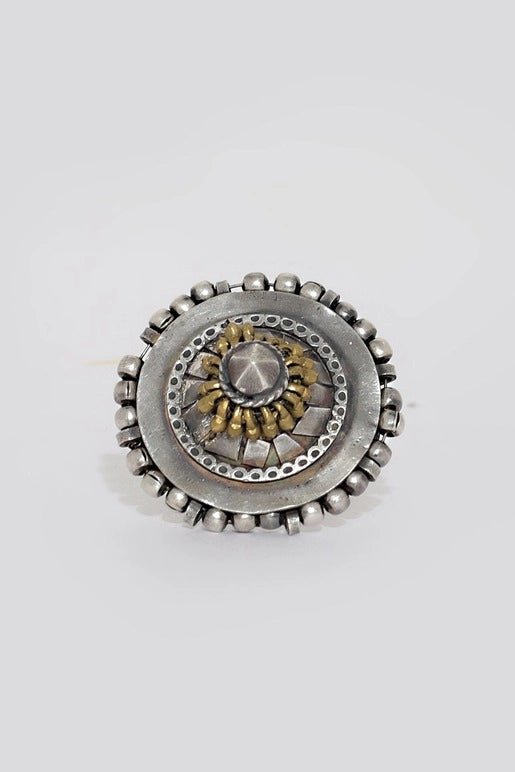 Banjara Ring in 925 sterling silver, product photo on black – rings, Bhavya Ramesh