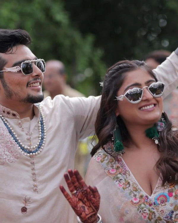 Aashini Sharma Chhajerh wearing Bhavya Ramesh