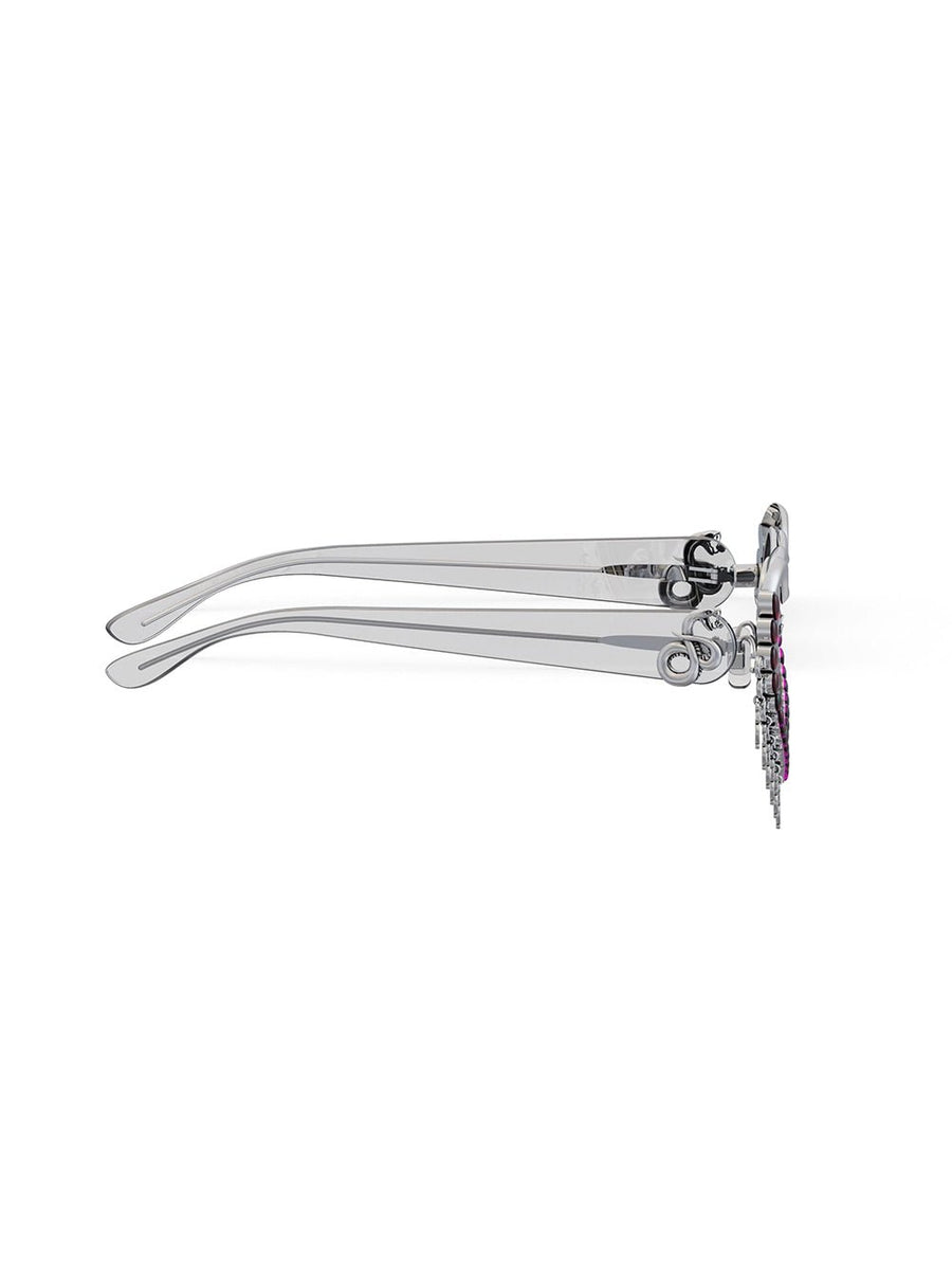 दिलDo Sunglasses in 925 sterling silver, product photo on black – sunglasses, Bhavya Ramesh
