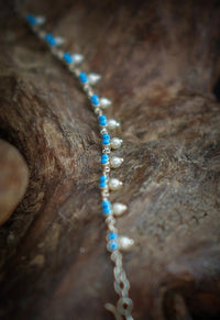 Gouttes de bracelets de cheville légers