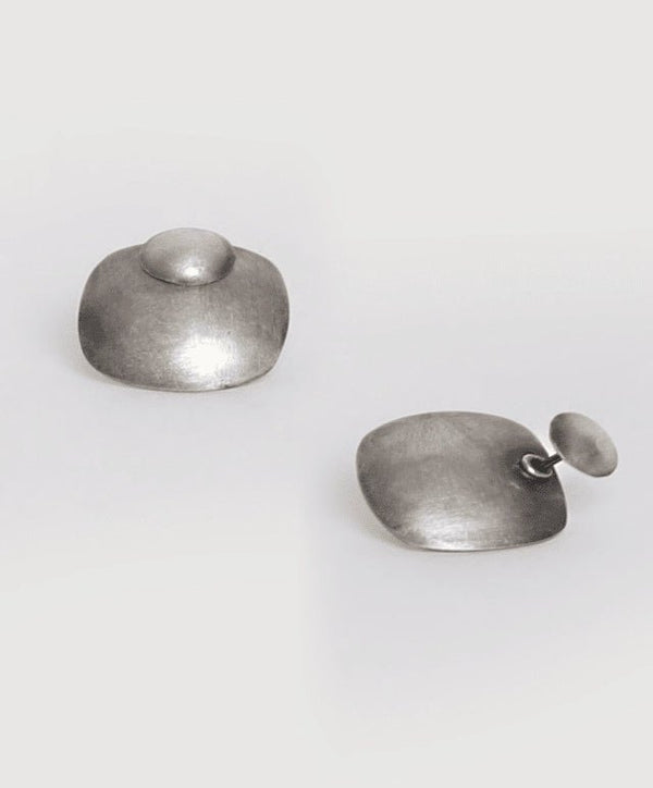 Ear Jackets Earrings in 925 sterling silver, product photo on black – earrings, Bhavya Ramesh
