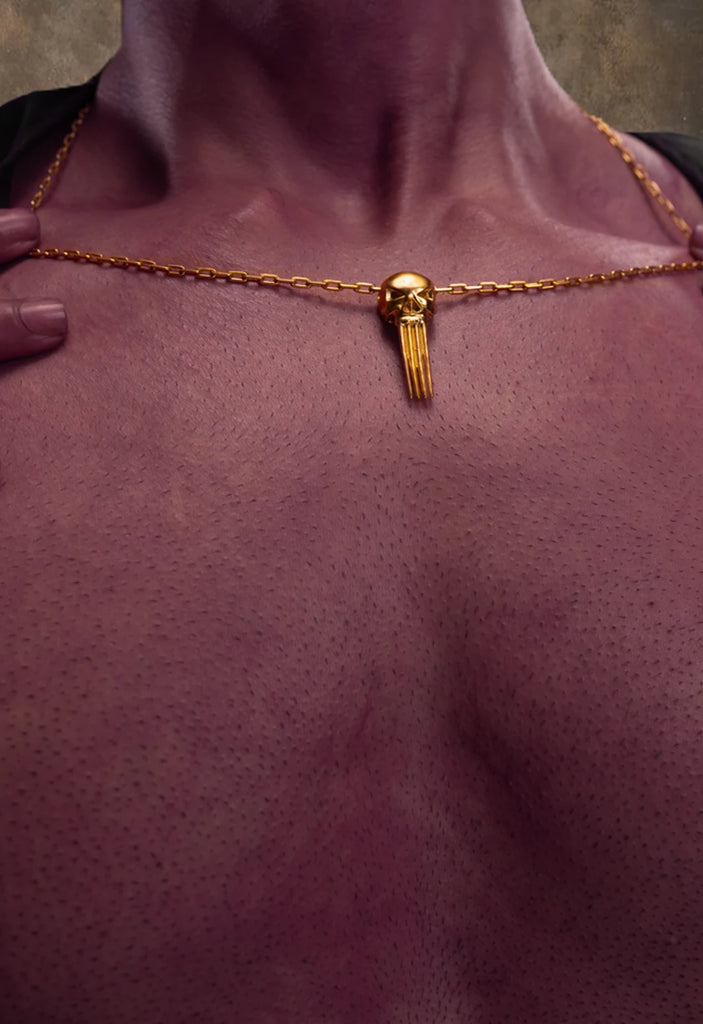 Grim reaper neck piece
