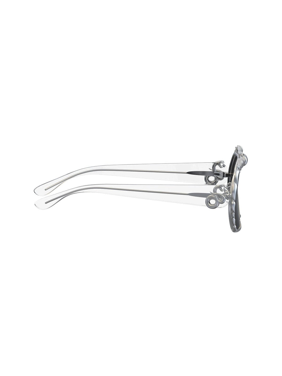 Gustang Sunglasses in 925 sterling silver, product photo on black – sunglasses, Bhavya Ramesh