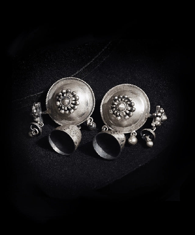 Buy Sterling Silver Earrings Online | Bhavya Ramesh Jewelry