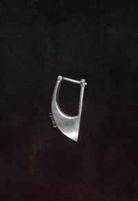 Boucle d'oreille gravée