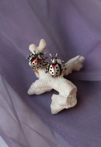 Boucle d'oreille Lady Bug
