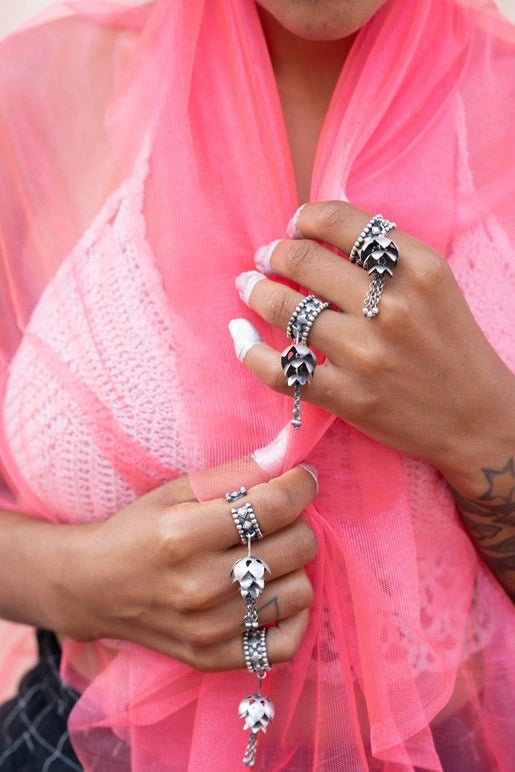 Buy Sterling Silver Rings Online | Bhavya Ramesh Jewelry