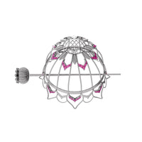 Chignons roses Gulaab
