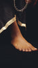 Kinari Anklet in 925 sterling silver, video of a model wearing it – anklet, Bhavya Ramesh