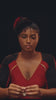 Dera Earrings in 925 sterling silver, video of a model wearing it – earrings, Bhavya Ramesh
