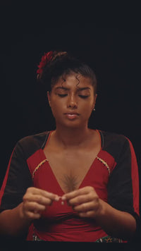 Tili Earrings in 925 sterling silver, video of a model wearing it – secondary piercing, Bhavya Ramesh