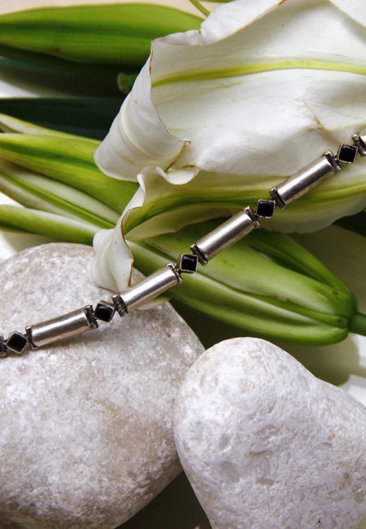 Radiate Bracelet in 925 sterling silver, worn by a model – wrist wear, Bhavya Ramesh