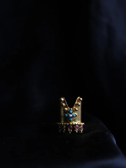 Unicorn Nail Ring - gold